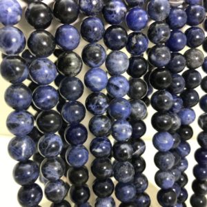 8mm Sodalite Beads 8mm 10mm Beads Sodalite, Beads, Beads for Jewelry Making, Blue Beads 8mm Beads 6mm Beads, Natural Beads, Blue Sodalite | Natural genuine other-shape Sodalite beads for beading and jewelry making.  #jewelry #beads #beadedjewelry #diyjewelry #jewelrymaking #beadstore #beading #affiliate #ad