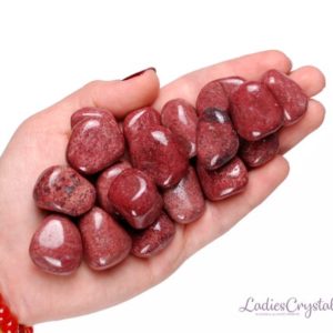 Thulite Tumbled Stone, Pink Zoisite Crystal, Joy And Altar Ritual Heart Healing Gem Thulite Tumbled Stone, Pink Zoisite Crystal, Joy And Altar Ritual Heart Healing Gem