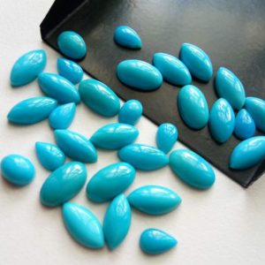 Shop Turquoise Cabochons! 5x7mm-7x12mm Arizona Turquoise Cabochons, 5 Pcs Natural Arizona Turquoise Flat Back Plain Mix Shape, Original Loose Turquoise – PDG190 | Natural genuine stones & crystals in various shapes & sizes. Buy raw cut, tumbled, or polished gemstones for making jewelry or crystal healing energy vibration raising reiki stones. #crystals #gemstones #crystalhealing #crystalsandgemstones #energyhealing #affiliate #ad