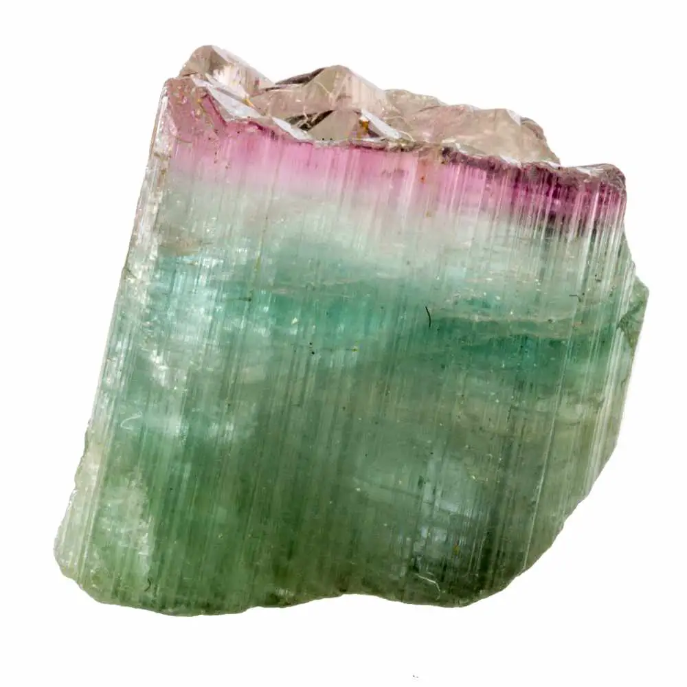 Watermelon Tourmaline supports heart-centered awareness, calming the mind and emotions and bringing us into alignment with deep joy and peace. Learn more about Watermelon Tourmaline meaning + healing properties, benefits & more. Visit to find gemstone meanings & info about crystal healing, stone powers, and chakra stones. Get some positive energy & vibes! #gemstones #crystals #crystalhealing #beadage
