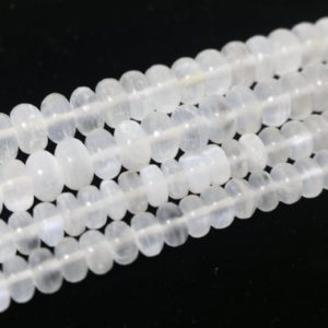 White A+ Rondelle Calcite Gemstone Beads (15.5 Inches Long Strand) | Natural genuine rondelle Calcite beads for beading and jewelry making.  #jewelry #beads #beadedjewelry #diyjewelry #jewelrymaking #beadstore #beading #affiliate #ad