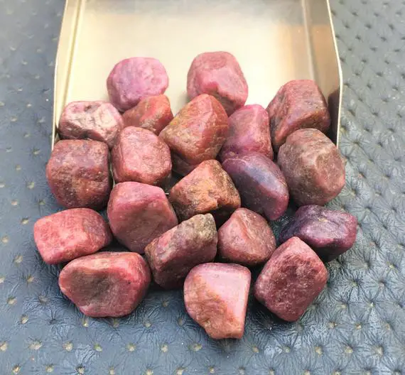10 Pieces Untreated Ruby Gemstone Rough,size 14-16 Mm Ruby Rough,natural Ruby Raw Gemstone,jewelry Raw Gemstone Loose Ruby Rough Wholesale