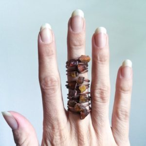 Raw amber ring | Untreated baltic amber jewelry | Natural amber stone jewelry | Raw stone ring | Rough amber jewelry | Raw mineral ring | Natural genuine Gemstone rings, simple unique handcrafted gemstone rings. #rings #jewelry #shopping #gift #handmade #fashion #style #affiliate #ad
