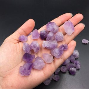 Shop Amethyst Beads! Amethyst Nuggets Amethyst Points Purple Amethyst Quartz Crystal Points Clusters Rock Loose Gemstone Raw Amethyst Supply Un-Drilled 100g Bag | Natural genuine beads Amethyst beads for beading and jewelry making.  #jewelry #beads #beadedjewelry #diyjewelry #jewelrymaking #beadstore #beading #affiliate #ad