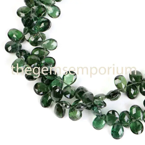 Green Apatite Faceted Pears Beads, Green Apatite Pears Side Drill Bead, Apatite Pears Beads, Apatite Fancy Shape Beads, Green Apatite Beads
