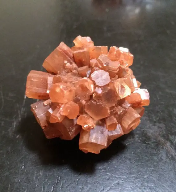 Aragonite Star Cluster (1" - 6") - Raw Cluster - Brown Aragonite Cluster - Aragonite From Morocco - Rough Aragonite Star Cluster Geode