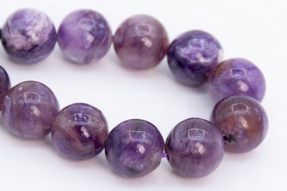 10mm Multicolor Charoite Beads Russia Grade A Genuine Natural Gemstone Half Strand Round Loose Beads 7.5" Bulk Lot Options (108965h-2833)