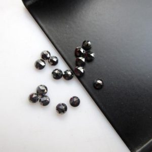 Shop Diamond Cabochons! 15 Pieces 1mm Black Round Rose Cut Diamond Loose Flat Back Cabochon, Calibrated Rose Cut Diamonds, SKU-RCD29 | Natural genuine stones & crystals in various shapes & sizes. Buy raw cut, tumbled, or polished gemstones for making jewelry or crystal healing energy vibration raising reiki stones. #crystals #gemstones #crystalhealing #crystalsandgemstones #energyhealing #affiliate #ad