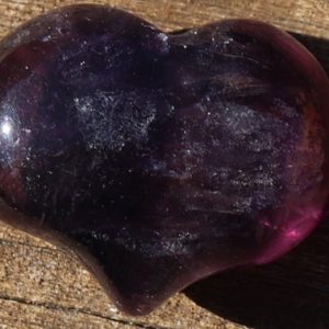Shop Fluorite Shapes! Purple Fluorite, Puffy Heart, Pocket, Worry Healing Stone, with Positive Healing Energy! | Natural genuine stones & crystals in various shapes & sizes. Buy raw cut, tumbled, or polished gemstones for making jewelry or crystal healing energy vibration raising reiki stones. #crystals #gemstones #crystalhealing #crystalsandgemstones #energyhealing #affiliate #ad