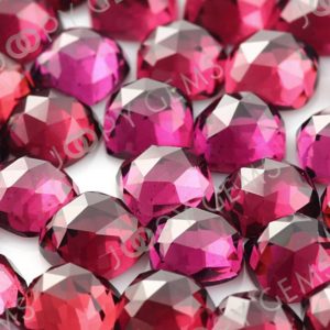 Shop Garnet Cabochons! Rhodolite Garnet Rose Cut Cabochon 6mm Square Cushion – per stone | Natural genuine stones & crystals in various shapes & sizes. Buy raw cut, tumbled, or polished gemstones for making jewelry or crystal healing energy vibration raising reiki stones. #crystals #gemstones #crystalhealing #crystalsandgemstones #energyhealing #affiliate #ad