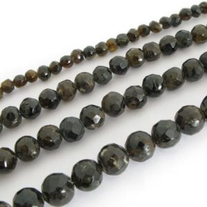 Shop Garnet Faceted Beads! Grossular Garnet Beads,  5mm, 6mm, 7mm, 8mm Faceted Round Garnet Beads, Genuine Garnets,  Faceted Gemstone Beads, Full Strand, Garnet207 | Natural genuine faceted Garnet beads for beading and jewelry making.  #jewelry #beads #beadedjewelry #diyjewelry #jewelrymaking #beadstore #beading #affiliate #ad