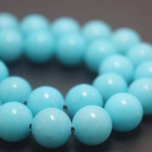 Shop Jade Beads! Blue Mountain Jade Beads,4mm/6mm/8mm/10mm/12mm Candy Jade Beads,Smooth and Round  Beads,16 inches one starand | Natural genuine beads Jade beads for beading and jewelry making.  #jewelry #beads #beadedjewelry #diyjewelry #jewelrymaking #beadstore #beading #affiliate #ad