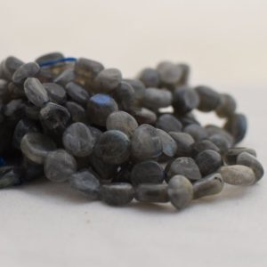 Shop Labradorite Chip & Nugget Beads! High Quality Grade A Natural Labradorite Semi-precious Gemstone Pebble Tumbled stone Nugget Beads approx 7mm-10mm – 15" strand | Natural genuine chip Labradorite beads for beading and jewelry making.  #jewelry #beads #beadedjewelry #diyjewelry #jewelrymaking #beadstore #beading #affiliate #ad