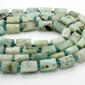 Shop Larimar Chip & Nugget Beads! Larimar, Natural Larimar Rough Cut Nugget Cube Chips Loose Gemstone Assorted Size Beads – PGS184 | Natural genuine chip Larimar beads for beading and jewelry making.  #jewelry #beads #beadedjewelry #diyjewelry #jewelrymaking #beadstore #beading #affiliate #ad