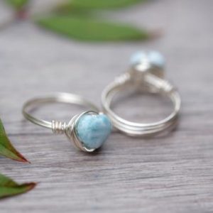 Shop Larimar Rings! Shungite Silver Point Black Crystal Pendant Necklace Choose Sterling Silver or Black Cotton Cord | Natural genuine Larimar rings, simple unique handcrafted gemstone rings. #rings #jewelry #shopping #gift #handmade #fashion #style #affiliate #ad