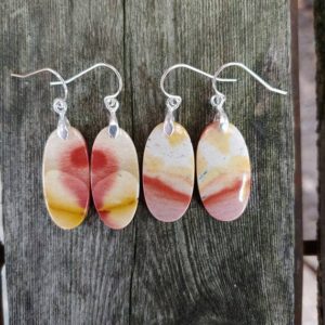 Shop Mookaite Jasper Earrings! Unique Mookaite earrings. Silver mookaite earrings | Natural genuine Mookaite Jasper earrings. Buy crystal jewelry, handmade handcrafted artisan jewelry for women.  Unique handmade gift ideas. #jewelry #beadedearrings #beadedjewelry #gift #shopping #handmadejewelry #fashion #style #product #earrings #affiliate #ad