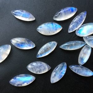 14-21mm Rainbow Moonstone Plain Marquise Cabochons, Moonstone Marquise, Rainbow Moonstone Gemstone For Jewelry (5Pcs To 10Pcs Options) | Natural genuine stones & crystals in various shapes & sizes. Buy raw cut, tumbled, or polished gemstones for making jewelry or crystal healing energy vibration raising reiki stones. #crystals #gemstones #crystalhealing #crystalsandgemstones #energyhealing #affiliate #ad