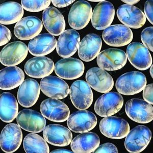 Shop Moonstone Cabochons! Rainbow Moonstone Cabochon 7x5mm Oval AB grade – per stone | Natural genuine stones & crystals in various shapes & sizes. Buy raw cut, tumbled, or polished gemstones for making jewelry or crystal healing energy vibration raising reiki stones. #crystals #gemstones #crystalhealing #crystalsandgemstones #energyhealing #affiliate #ad