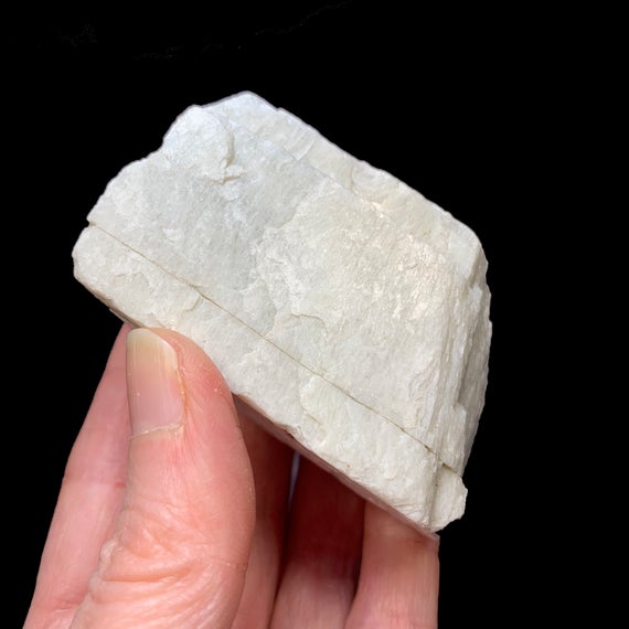 2.9" Moonstone Crystal - Raw Mineral - Rough Stone - Natural Specimen- Healing Crystal- Meditation Crystal- Collectible- North Carolina 239g