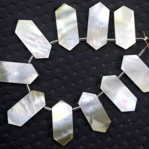 Shop Pearl Chip & Nugget Beads! Good Quality 1 Strand Natural Pearl Shell Rough,Unique 10 Piece Fancy Shape Rough,Size 11×25 MM Natural Rough Making Jewelry Wholesale Price | Natural genuine chip Pearl beads for beading and jewelry making.  #jewelry #beads #beadedjewelry #diyjewelry #jewelrymaking #beadstore #beading #affiliate #ad