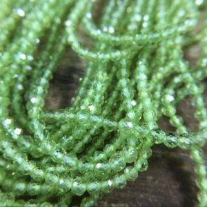 Shop Peridot Faceted Beads! 3mm Faceted Green Peridot Beads Natural Micro Faceted Round Peridot Beads Green Gemstone Crystal Beads Jewelry Beads 15.5" Full Strand | Natural genuine faceted Peridot beads for beading and jewelry making.  #jewelry #beads #beadedjewelry #diyjewelry #jewelrymaking #beadstore #beading #affiliate #ad