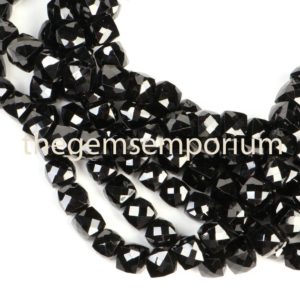 Shop Spinel Bead Shapes! Black Spinel Faceted briolette box Beads, 6-7mm Black Spinel Faceted Beads, Black Spinel box Shape Beads, Black Spinel Beads, Black Spinel | Natural genuine other-shape Spinel beads for beading and jewelry making.  #jewelry #beads #beadedjewelry #diyjewelry #jewelrymaking #beadstore #beading #affiliate #ad