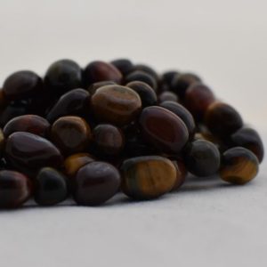 Shop Tiger Eye Chip & Nugget Beads! High Quality Grade A Multi Colour Tiger Eye Semi-precious Gemstone Pebble Tumbled stone Nugget Beads 7mm-10mm – 15" strand | Natural genuine chip Tiger Eye beads for beading and jewelry making.  #jewelry #beads #beadedjewelry #diyjewelry #jewelrymaking #beadstore #beading #affiliate #ad