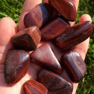 Red Tigers Eye Tumbled Stone – Multiple Sizes Available – Tumbled Red Tigers Eye Crystal  – Falcons Eye Crystal – Polished Tiger Eye Stone | Natural genuine stones & crystals in various shapes & sizes. Buy raw cut, tumbled, or polished gemstones for making jewelry or crystal healing energy vibration raising reiki stones. #crystals #gemstones #crystalhealing #crystalsandgemstones #energyhealing #affiliate #ad