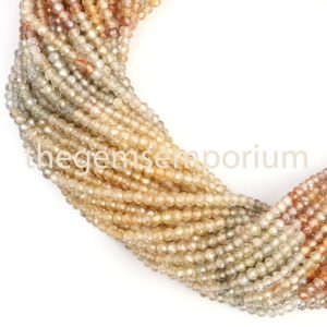 Multi Zircon Faceted Rondelle beads, Multi Zircon Faceted beads, Multi Zircon Rondelle beads, Multi Zircon beads, Zircon beads, Multi Zircon | Natural genuine faceted Zircon beads for beading and jewelry making.  #jewelry #beads #beadedjewelry #diyjewelry #jewelrymaking #beadstore #beading #affiliate #ad