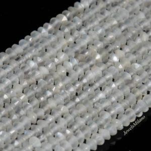 Shop Moonstone Rondelle Beads! 10 pc pack white Moonstone Beads,5mm Faceted beads,Jewelry Making Beads,Semi precious beads,white Gemstone beads,moonstone rondelle beads, | Natural genuine rondelle Moonstone beads for beading and jewelry making.  #jewelry #beads #beadedjewelry #diyjewelry #jewelrymaking #beadstore #beading #affiliate #ad