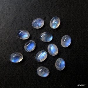 Shop Rainbow Moonstone Cabochons! 10 pieces 7x9mm Rainbow Moonstone Cabochon Oval Gemstone, Rainbow Moonstone Oval Cabochon Gemstone, Rainbow Moonstone Cabochon Oval | Natural genuine stones & crystals in various shapes & sizes. Buy raw cut, tumbled, or polished gemstones for making jewelry or crystal healing energy vibration raising reiki stones. #crystals #gemstones #crystalhealing #crystalsandgemstones #energyhealing #affiliate #ad