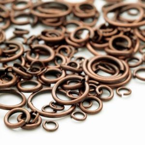 Shop Findings for Jewelry Making! 100 Economical Antique Copper Jump Rings – Special Purchase in 17, 18, 20, 21, 22, 24 gauge – 100% Guarantee | Shop jewelry making and beading supplies, tools & findings for DIY jewelry making and crafts. #jewelrymaking #diyjewelry #jewelrycrafts #jewelrysupplies #beading #affiliate #ad