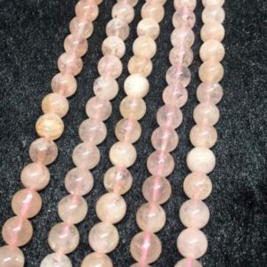 Shop Morganite Round Beads! 10MM Morganite  Round Beads, AAA Quality Beads , Perfect making in wholesale price | Natural genuine round Morganite beads for beading and jewelry making.  #jewelry #beads #beadedjewelry #diyjewelry #jewelrymaking #beadstore #beading #affiliate #ad