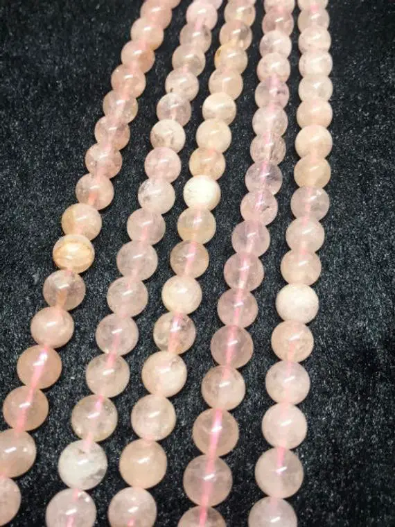 10mm Morganite  Round Beads, Aaa Quality Beads , Perfect Making In Wholesale Price