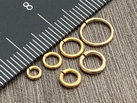 14kt Gold Filled Jump Rings: Open, Unsoldered - Various Sizes