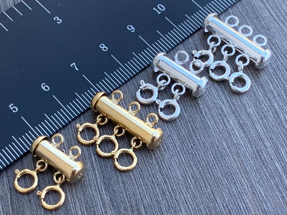 14kt Gold Filled Layered Necklace Detangler Clasp - Multi Strand