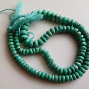 Shop Turquoise Rondelle Beads! 5-7mm 15 Inch Sleeping Beauty Turquoise Faceted Rondelle Beads, Natural Sleeping Beauty Turquoise Beads, Original Turquoise Necklace – PAG15 | Natural genuine rondelle Turquoise beads for beading and jewelry making.  #jewelry #beads #beadedjewelry #diyjewelry #jewelrymaking #beadstore #beading #affiliate #ad