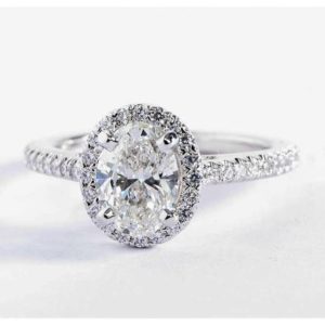 2 Carat WHITE sapphire ring,Natural White sapphire engagement ring. Oval Halo Ring in 18k White Gold | Natural genuine Array rings, simple unique alternative gemstone engagement rings. #rings #jewelry #bridal #wedding #jewelryaccessories #engagementrings #weddingideas #affiliate #ad