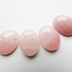 Shop Rose Quartz Cabochons! 2 Rose Quartz Cabochons 20x15mm Oval Quartz Stone Cabochon Flat Back Natural Gemstone Cabochons Jewelry making Supplies | Natural genuine stones & crystals in various shapes & sizes. Buy raw cut, tumbled, or polished gemstones for making jewelry or crystal healing energy vibration raising reiki stones. #crystals #gemstones #crystalhealing #crystalsandgemstones #energyhealing #affiliate #ad