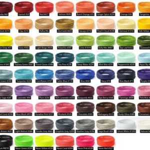140 Colors – 30ft Linhasita 1mm Waxed Polyester Cord, Waxed Thread, Macrame, Knotting String, Leather Sewing, Beading Thread, Kumihimo Cord | Shop jewelry making and beading supplies, tools & findings for DIY jewelry making and crafts. #jewelrymaking #diyjewelry #jewelrycrafts #jewelrysupplies #beading #affiliate #ad