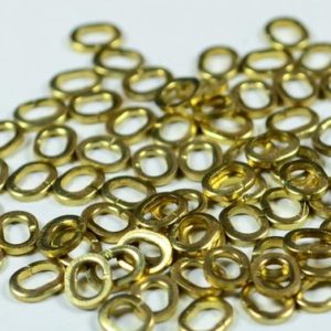 Shop Jump Rings! 250 Pieces Raw Brass 3.5×4.5 mm Oval Strong Jump Ring Connectors | Shop jewelry making and beading supplies, tools & findings for DIY jewelry making and crafts. #jewelrymaking #diyjewelry #jewelrycrafts #jewelrysupplies #beading #affiliate #ad