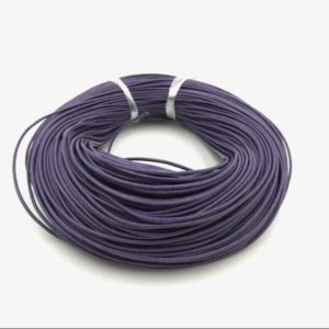 Shop Cord! 5meters Round Leather Cord 1.5mm Grayish Purple Violet Leather Cord Genuine Natural Leather Dyed Leather Round Cord | Shop jewelry making and beading supplies, tools & findings for DIY jewelry making and crafts. #jewelrymaking #diyjewelry #jewelrycrafts #jewelrysupplies #beading #affiliate #ad