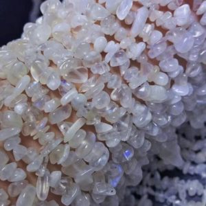 Shop Moonstone Chip & Nugget Beads! 6- 9mm Natural Moonstone Chip Beads , 16Inches Strand,Hole Approx 0.7mm | Natural genuine chip Moonstone beads for beading and jewelry making.  #jewelry #beads #beadedjewelry #diyjewelry #jewelrymaking #beadstore #beading #affiliate #ad