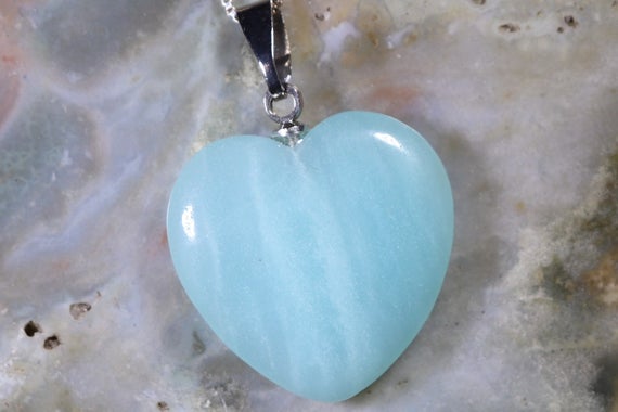 Positive Energy, Amazonite Healing Stone Necklace, With Calm Concentration!