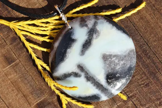 Calming, Positive Energy Unisex Amazonite Healing Stone Necklace!