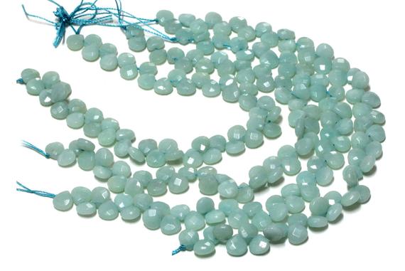 Amazonite Flat Drops,amazonite Beads,gemstone Beads,loose Beads,natural Beads,semiprecious Beads,small Beads Stones - 16" Full Strand