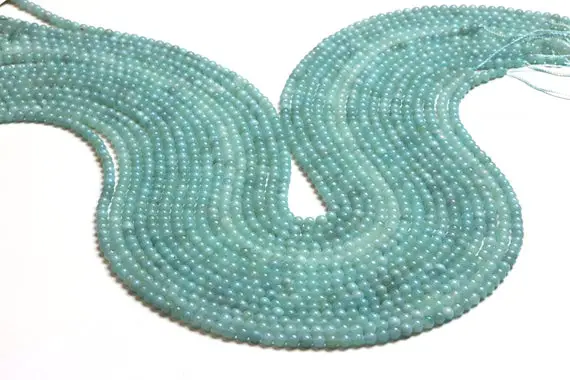 Tiny Small Beads,amazonite Beads,blue Amazonite Beads,loose Beads,diy Beads,jewelry Making Beads,beads Wholesale,bulk Strands - 16" Strand