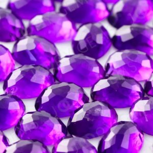 Amethyst (African) Rose Cut Oval Cabochon 8x6mm – per stone | Natural genuine stones & crystals in various shapes & sizes. Buy raw cut, tumbled, or polished gemstones for making jewelry or crystal healing energy vibration raising reiki stones. #crystals #gemstones #crystalhealing #crystalsandgemstones #energyhealing #affiliate #ad