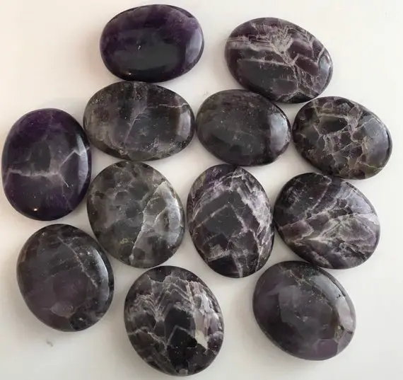 Amethyst Palm Stone, Healing Crystals, Healing Stones, Spiritual Stone, Chakra Stone