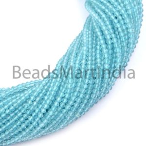 Shop Apatite Faceted Beads! Apatite Faceted Rondelle 2.25-2.5Mm Beads, Natural Blue Apatite Beads, Apatite Faceted Beads, Apatite Rondelle Beads, Apatite Beads | Natural genuine faceted Apatite beads for beading and jewelry making.  #jewelry #beads #beadedjewelry #diyjewelry #jewelrymaking #beadstore #beading #affiliate #ad